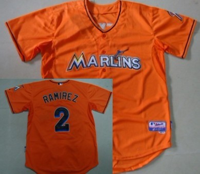 Florida Marlins #2 Hanley Ramirez 2012 New Orange Jerseys,We sell and wholesale Florida Marlins #2 Hanley Ramirez 2012 New Orange Jerseys on line form chian!