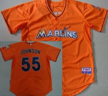 Florida Marlins #55 Josh Jonhson 2012 New Orange Jerseys,We sell and wholesale Florida Marlins #55 Josh Jonhson 2012 New Orange Jerseys on line form chian!