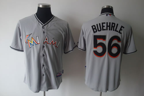Florida Marlins #56 BUEHRLE Grey Jerseys,We sell and wholesale Florida Marlins #56 BUEHRLE Grey Jerseys on line form chian!