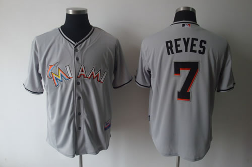 Florida Marlins #7 REYES Grey Jerseys,We sell and wholesale Florida Marlins #7 REYES Grey Jerseys on line form chian!