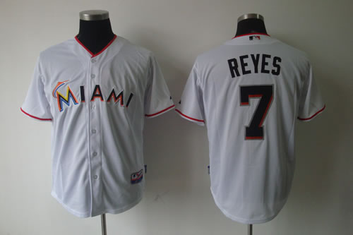Florida Marlins #7 Reyes White Jerseys,We sell and wholesale Florida Marlins #7 Reyes White Jerseys on line form chian!