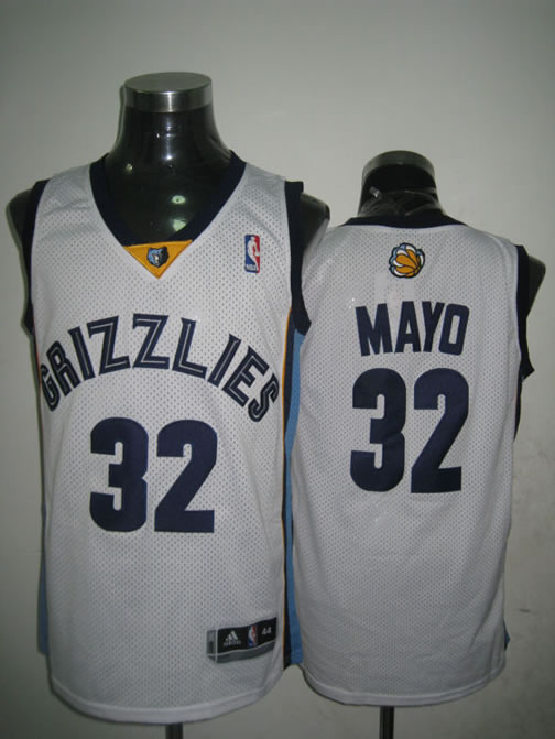 Grizzlies #32 Mayo White Jerseys,We sell and wholesale Grizzlies #32 Mayo White Jerseys on line form chian!
