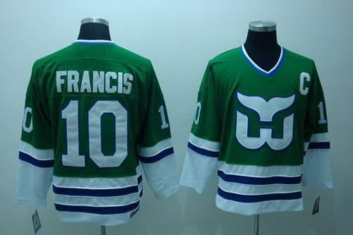 Hartford Whalers #10 Ron Francis Green Classic Throwback Jerseys,We sell and wholesale Hartford Whalers #10 Ron Francis Green Classic Throwback Jerseys on line form chian!