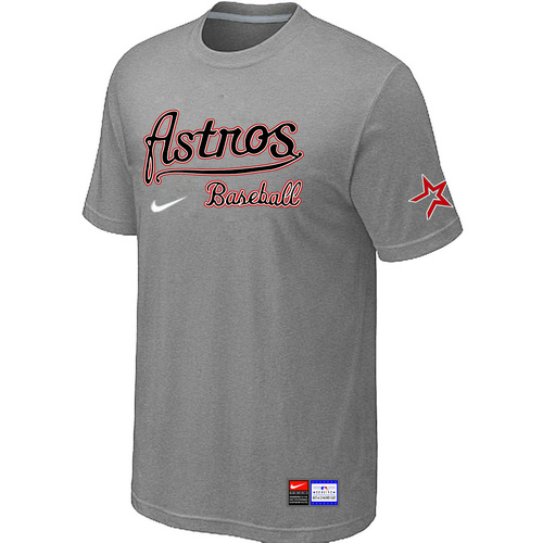 Houston Astros L.Grey Nike Short Sleeve Practice T-Shirt,We sell and wholesale Houston Astros L.Grey Nike Short Sleeve Practice T-Shirt on line form chian!