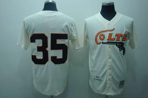 Houston Colts #35 Morgan cream Jerseys,We sell and wholesale Houston Colts #35 Morgan cream Jerseys on line form chian!