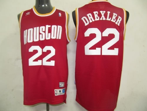 Houston Rockets #22 Drexler red m&n Jerseys,We sell and wholesale Houston Rockets #22 Drexler red m&n Jerseys on line form chian!