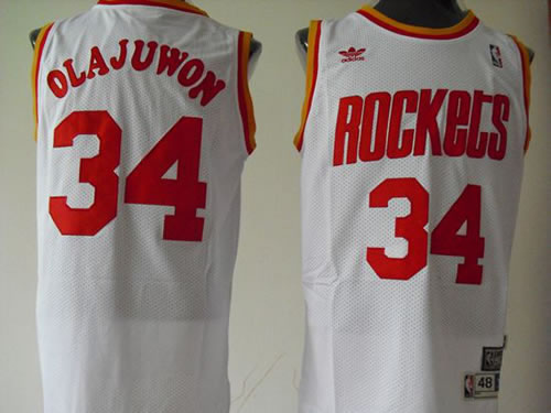 Houston Rockets #34 Olajuwon white Swingman Jerseys,We sell and wholesale Houston Rockets #34 Olajuwon white Swingman Jerseys on line form chian!