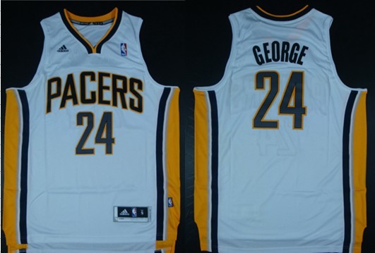 Indiana Pacers #24 Paul George Revolution 30 Swingman White Jerseys,We sell and wholesale Indiana Pacers #24 Paul George Revolution 30 Swingman White Jerseys on line form chian!