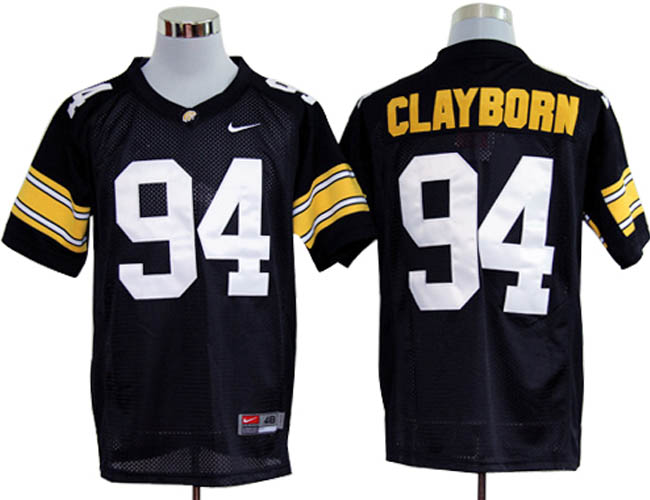 Iowa Hawkeyes #94 Adrian Clayborn Black NCAA Jerseys,We sell and wholesale Iowa Hawkeyes #94 Adrian Clayborn Black NCAA Jerseys on line form chian!