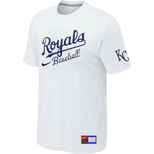 Kansas City Royals White Nike Short Sleeve Practice T-Shirt,We sell and wholesale Kansas City Royals White Nike Short Sleeve Practice T-Shirt on line form chian!