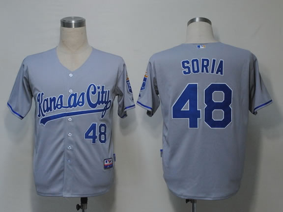 Kansas Royals #48 Soria Grey Cool Base Jerseys,We sell and wholesale Kansas Royals #48 Soria Grey Cool Base Jerseys on line form chian!