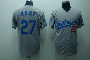 Los Angeles Dodgers #27 Kemp gray Jerseys,We sell and wholesale Los Angeles Dodgers #27 Kemp gray Jerseys on line form chian!