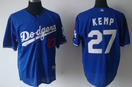 Los Angeles Dodgers #27 Matt Kemp Blue Jerseys,We sell and wholesale Los Angeles Dodgers #27 Matt Kemp Blue Jerseys on line form chian!