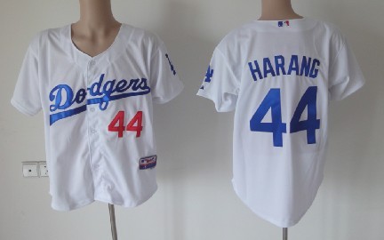 Los Angeles Dodgers #44 Aaron Harang White Jerseys,We sell and wholesale Los Angeles Dodgers #44 Aaron Harang White Jerseys on line form chian!