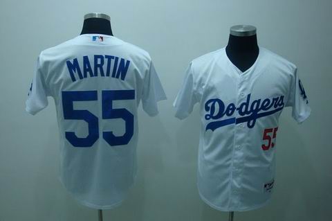 Los Angeles Dodgers #55 Russell Martin White Jerseys,We sell and wholesale Los Angeles Dodgers #55 Russell Martin White Jerseys on line form chian!