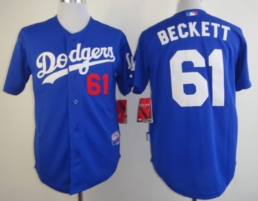 Los Angeles Dodgers #61 Josh Beckett Blue Jesey,We sell and wholesale Los Angeles Dodgers #61 Josh Beckett Blue Jesey on line form chian!