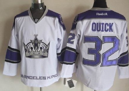 Los Angeles Kings #32 Jonathan Quick White Third Jerseys,We sell and wholesale Los Angeles Kings #32 Jonathan Quick White Third Jerseys on line form chian!