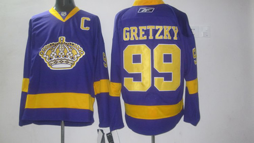 Los Angeles Kings #99 Gretzky Purple with C patch Jerseys,We sell and wholesale Los Angeles Kings #99 Gretzky Purple with C patch Jerseys on line form chian!
