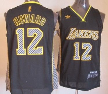 Los Angeles Lakers #12 Dwight Howard Black Electricity Fashion Jerseys,We sell and wholesale Los Angeles Lakers #12 Dwight Howard Black Electricity Fashion Jerseys on line form chian!