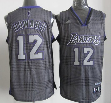 Los Angeles Lakers #12 Dwight Howard Black Rhythm Fashion Jerseys,We sell and wholesale Los Angeles Lakers #12 Dwight Howard Black Rhythm Fashion Jerseys on line form chian!