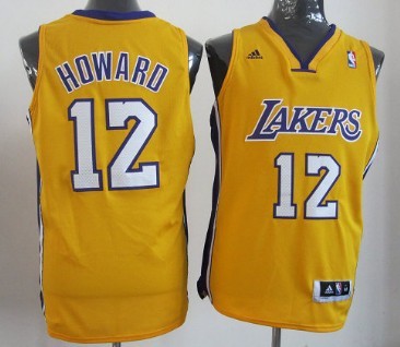 Los Angeles Lakers #12 Dwight Howard Revolution 30 Swingman Yellow Jerseys,We sell and wholesale Los Angeles Lakers #12 Dwight Howard Revolution 30 Swingman Yellow Jerseys on line form chian!