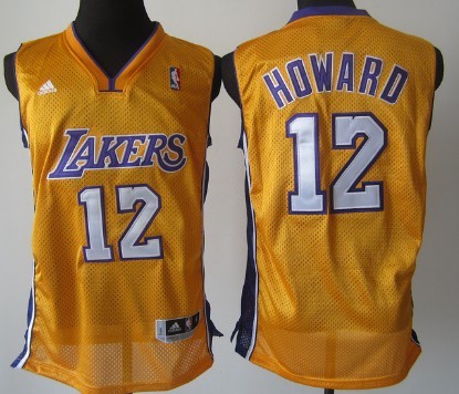 Los Angeles Lakers #12 Dwight Howard Yellow Swingman Jerseys,We sell and wholesale Los Angeles Lakers #12 Dwight Howard Yellow Swingman Jerseys on line form chian!