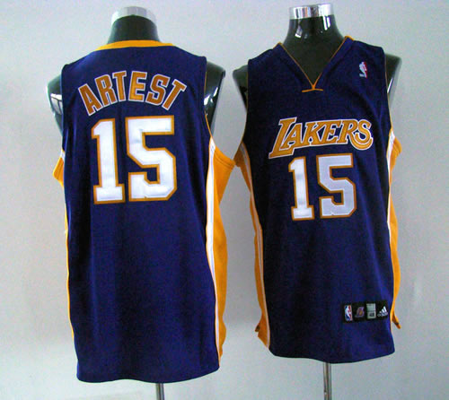 Los Angeles Lakers #15 Artest Purple Jerseys,We sell and wholesale Los Angeles Lakers #15 Artest Purple Jerseys on line form chian!
