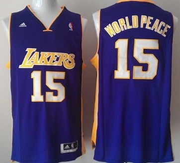 Los Angeles Lakers #15 World Peace Revolution 30 Swingman Purple Jerseys,We sell and wholesale Los Angeles Lakers #15 World Peace Revolution 30 Swingman Purple Jerseys on line form chian!