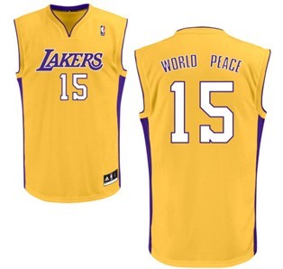 Los Angeles Lakers #15 World Peace Yellow Swingman Jerseys,We sell and wholesale Los Angeles Lakers #15 World Peace Yellow Swingman Jerseys on line form chian!