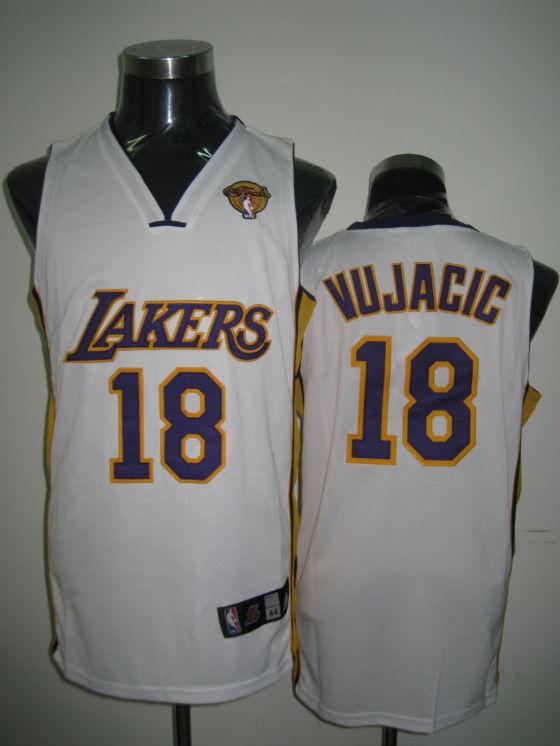 Los Angeles Lakers #18 Vujacic white Jerseys,We sell and wholesale Los Angeles Lakers #18 Vujacic white Jerseys on line form chian!