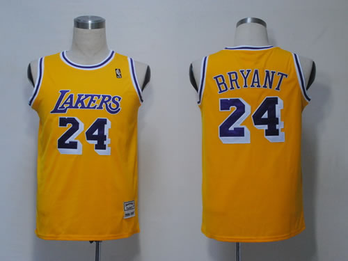 Los Angeles Lakers #24 Bryant Yellow M&N Jerseys,We sell and wholesale Los Angeles Lakers #24 Bryant Yellow M&N Jerseys on line form chian!