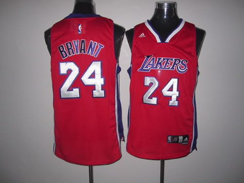 Los Angeles Lakers #24 Bryant red Jerseys,We sell and wholesale Los Angeles Lakers #24 Bryant red Jerseys on line form chian!
