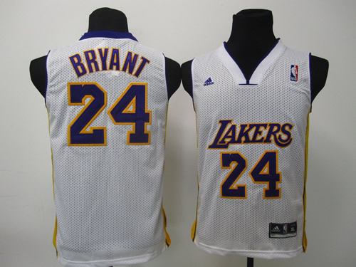 Los Angeles Lakers #24 Bryant white Jerseys,We sell and wholesale Los Angeles Lakers #24 Bryant white Jerseys on line form chian!