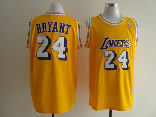 Los Angeles Lakers #24 Bryant yellow Jerseys,We sell and wholesale Los Angeles Lakers #24 Bryant yellow Jerseys on line form chian!