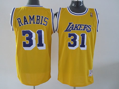 Los Angeles Lakers #31 Rambis Yellow Throwback Replica Jerseys,We sell and wholesale Los Angeles Lakers #31 Rambis Yellow Throwback Replica Jerseys on line form chian!