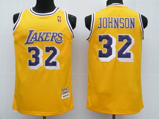 Los Angeles Lakers #32 Magic #Johnson yellow Throwback Jerseys,We sell and wholesale Los Angeles Lakers #32 Magic #Johnson yellow Throwback Jerseys on line form chian!