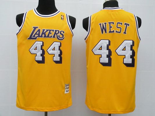 Los Angeles Lakers #44 Jerry West yellow Throwback Jerseys,We sell and wholesale Los Angeles Lakers #44 Jerry West yellow Throwback Jerseys on line form chian!