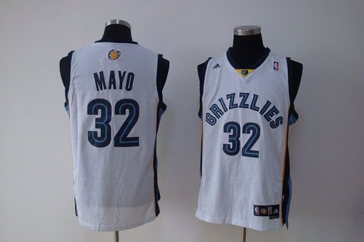 Memphis Grizzlies #32 mayo white Jerseys,We sell and wholesale Memphis Grizzlies #32 mayo white Jerseys on line form chian!