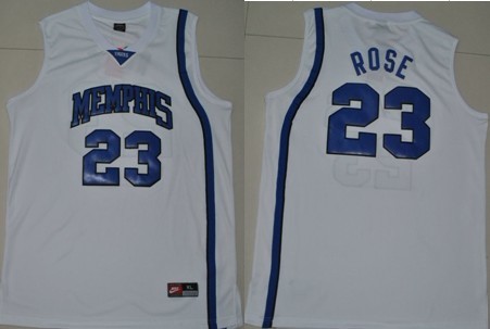 Memphis Tigers #23 Derrick Rose White College Jerseys,We sell and wholesale Memphis Tigers #23 Derrick Rose White College Jerseys on line form chian!