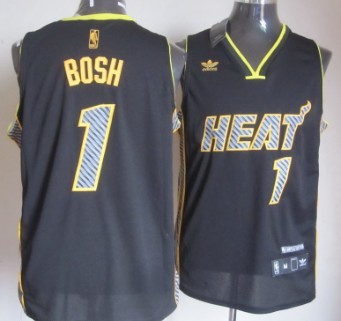 Miami Heat #1 Chris Bosh Black Electricity Fashion Jerseys,We sell and wholesale Miami Heat #1 Chris Bosh Black Electricity Fashion Jerseys on line form chian!
