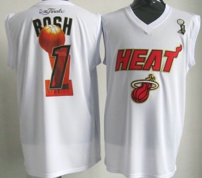 Miami Heat #1 Chris Bosh Revolution 30 Swingman 2012 Champions White Jerseys,We sell and wholesale Miami Heat #1 Chris Bosh Revolution 30 Swingman 2012 Champions White Jerseys on line form chian!