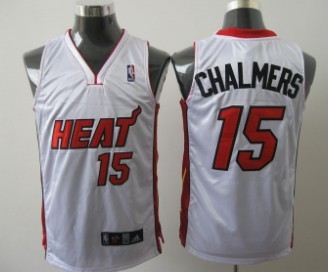 Miami Heat #15 Chalmers White Authentic Jerseys,We sell and wholesale Miami Heat #15 Chalmers White Authentic Jerseys on line form chian!