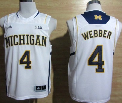 Michigan Wolverines #4 Chirs Webber Yellow Big 10 Patch Jersey,We sell and wholesale Michigan Wolverines #4 Chirs Webber Yellow Big 10 Patch Jersey on line form chian!