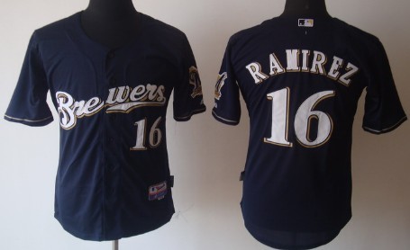 Milwaukee Brewers #16 Aramis Ramirez Blue Jerseys,We sell and wholesale Milwaukee Brewers #16 Aramis Ramirez Blue Jerseys on line form chian!