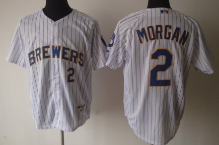 Milwaukee Brewers #2 Nyjer Morgan White With Pinstripe Jerseys,We sell and wholesale Milwaukee Brewers #2 Nyjer Morgan White With Pinstripe Jerseys on line form chian!