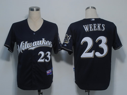 Milwaukee Brewers #23 Weeks Dark Blue Cool Base Jerseys,We sell and wholesale Milwaukee Brewers #23 Weeks Dark Blue Cool Base Jerseys on line form chian!