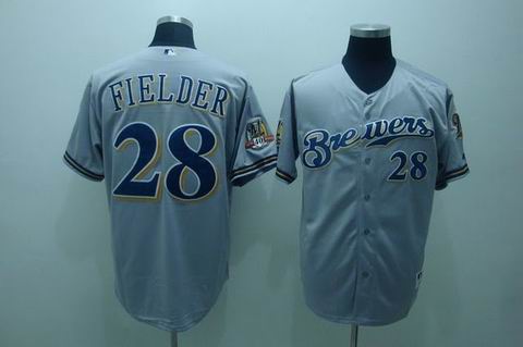 Milwaukee Brewers #28 Grey Jerseys,We sell and wholesale Milwaukee Brewers #28 Grey Jerseys on line form chian!