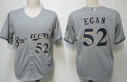 Milwaukee Brewers #52 Egan Gray Jerseys,We sell and wholesale Milwaukee Brewers #52 Egan Gray Jerseys on line form chian!