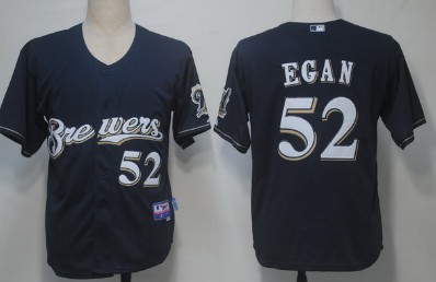 Milwaukee Brewers #52 Egan Navy Blue Jerseys,We sell and wholesale Milwaukee Brewers #52 Egan Navy Blue Jerseys on line form chian!
