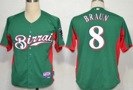Milwaukee Brewers #8 Ryan Braun Green BP Jerseys,We sell and wholesale Milwaukee Brewers #8 Ryan Braun Green BP Jerseys on line form chian!